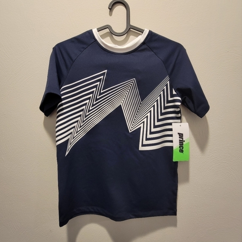 NWT Prince Boy's Short Sleeve Tennis Shirt